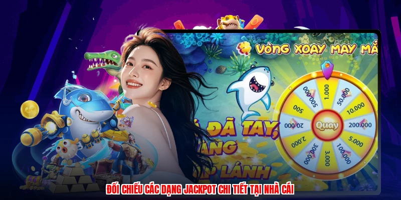 Đối chiếu các dạng jackpot chi tiết tại nhà cái