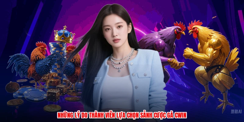 Những lý do thành viên lựa chọn sảnh cược gà CWIN